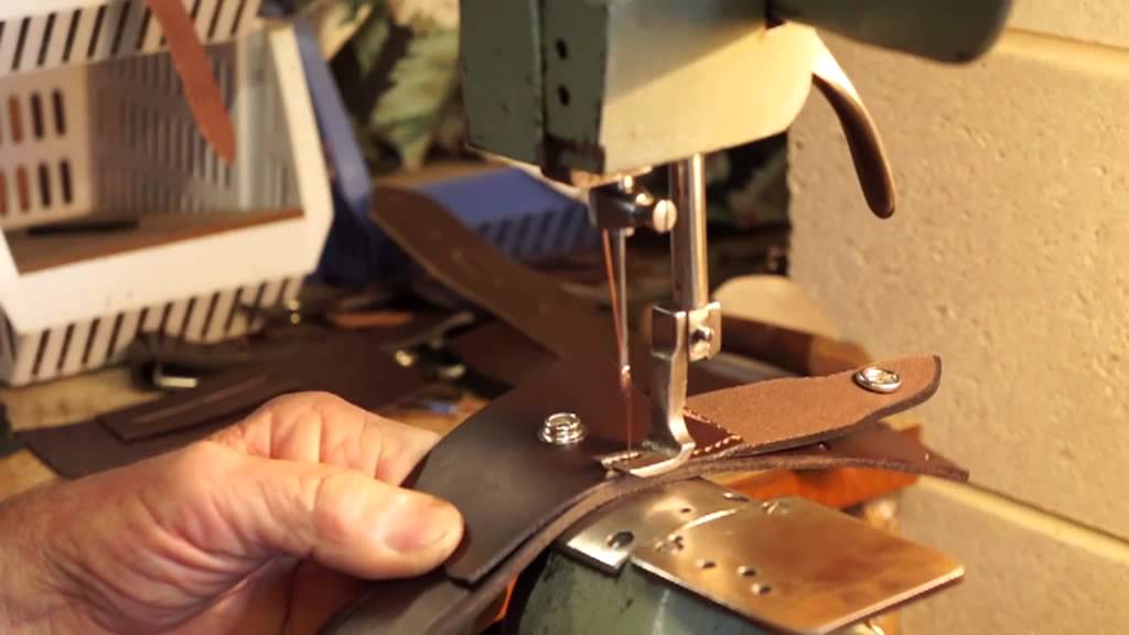 The making of a leather belt