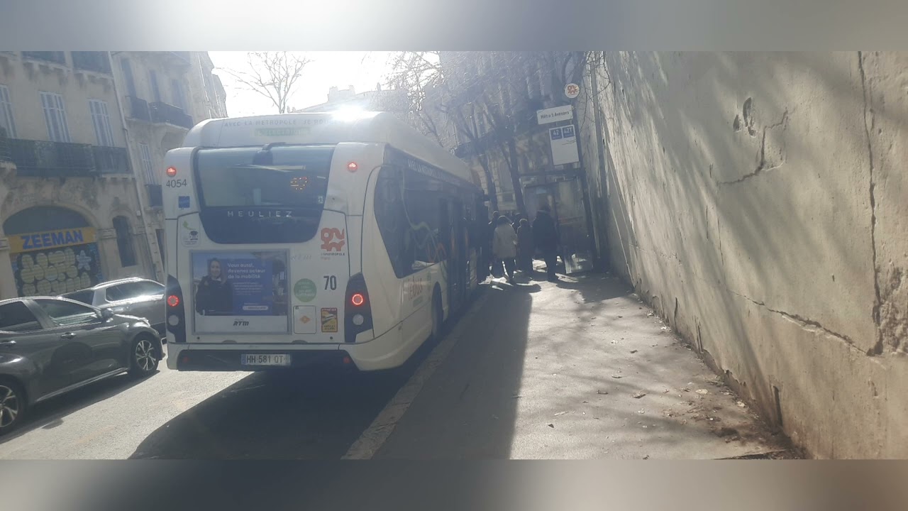 RTM La Métropole Mobilité le Bus | Heuliez GX 337 Elec n°4054 | Ligne 42