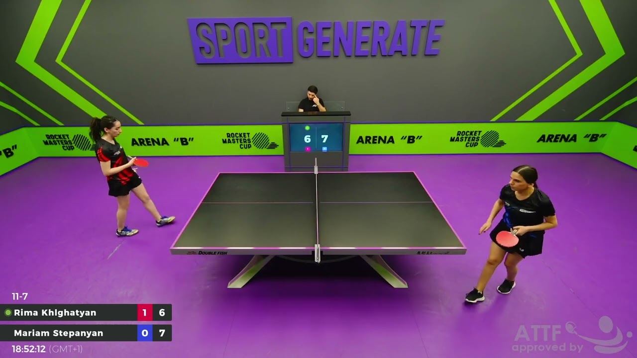 Table Tennis | R.Khlghatyan - M.Stepanyan | 22.02.2026 18:45 (CET) | RMC.W 35200821
