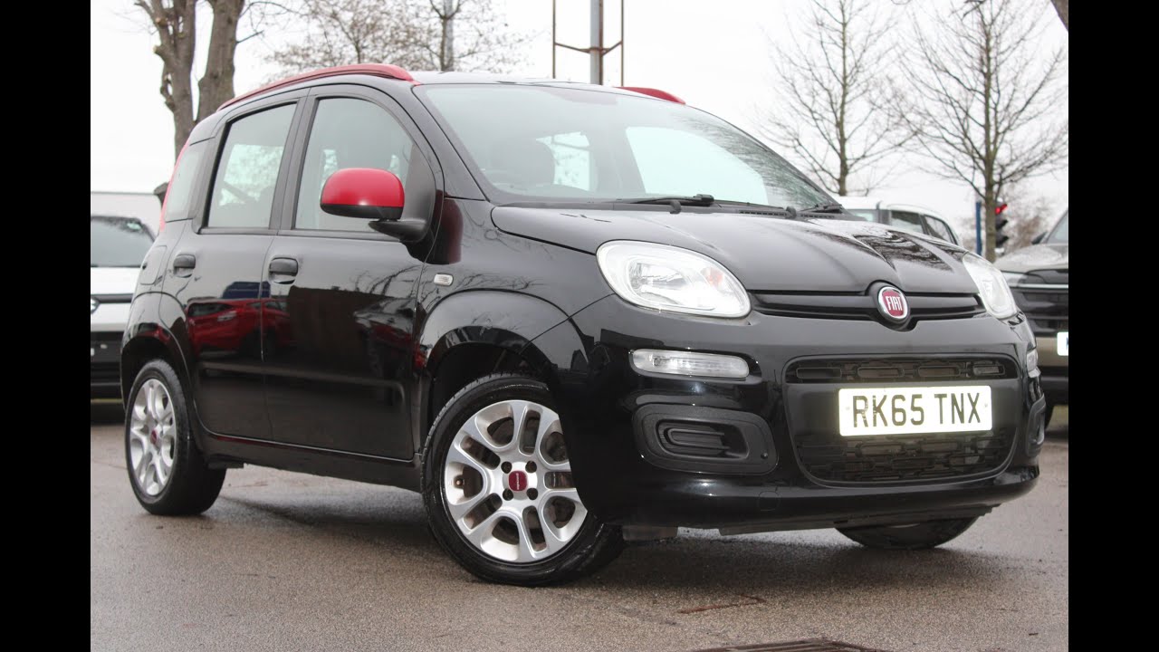 RK65 TNX Fiat Panda 1.2 Easy 5dr Black/Red Trim 2015