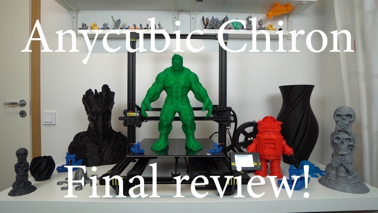 Финальный обзор Anycubic Chiron — подробное видео в формате 4K