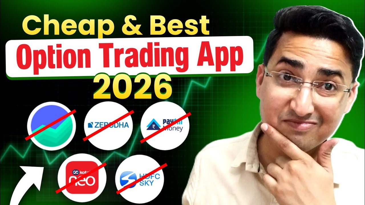 Best App for Option Trading LOW BROKERAGE in India 2026 | Best App For Trading | Hindi