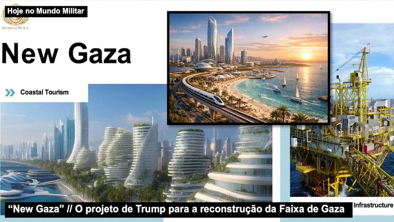 “New Gaza” O projeto de Trump para a reconstrução da Faixa de Gaza