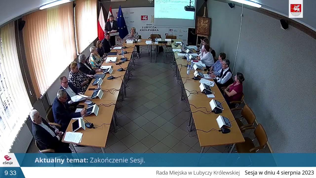 LIV sesja Rady Miejskiej w Lubyczy Królewskiej w dniu 04 sierpnia 2023 r.