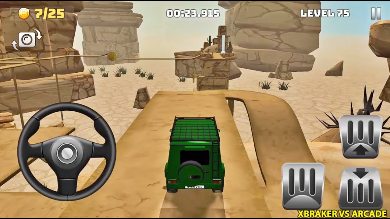 Mountain Climb 4x4: Green Hummer Unlocked - Offroad Stunts Driving Simulator - Android GamePlay