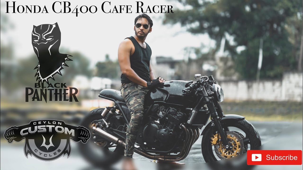 Honda CB400 Cafe Racer &ldquo;Black Panther&rdquo; Sri Lanka