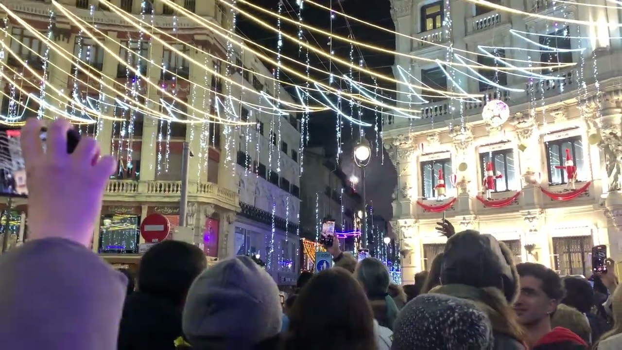 Yeni yıla Madrid te  girmek 