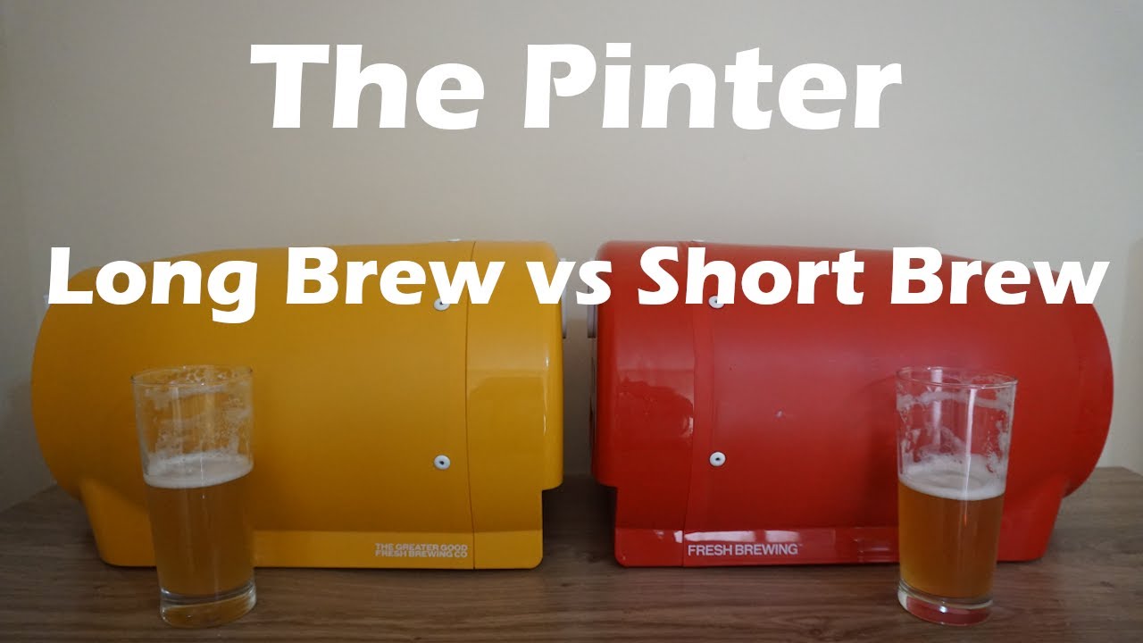 The Pinter 1: Long Brew Vs Short Brew | Taste Test of Fresh Republic lager