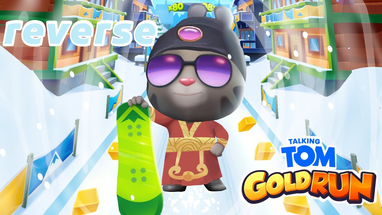 Talking Tom Gold Run - Fortune Tom || Reverse gameplay (Dragon Dash Event 2024 ) 🎋🐉