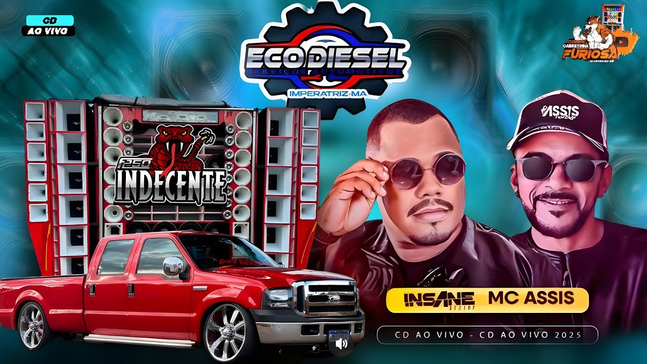 CD DANCE COMERCIAL REMIX ECO DIESEL 2025 INSANE DJ E MC ASSIS FROM BRAZIL