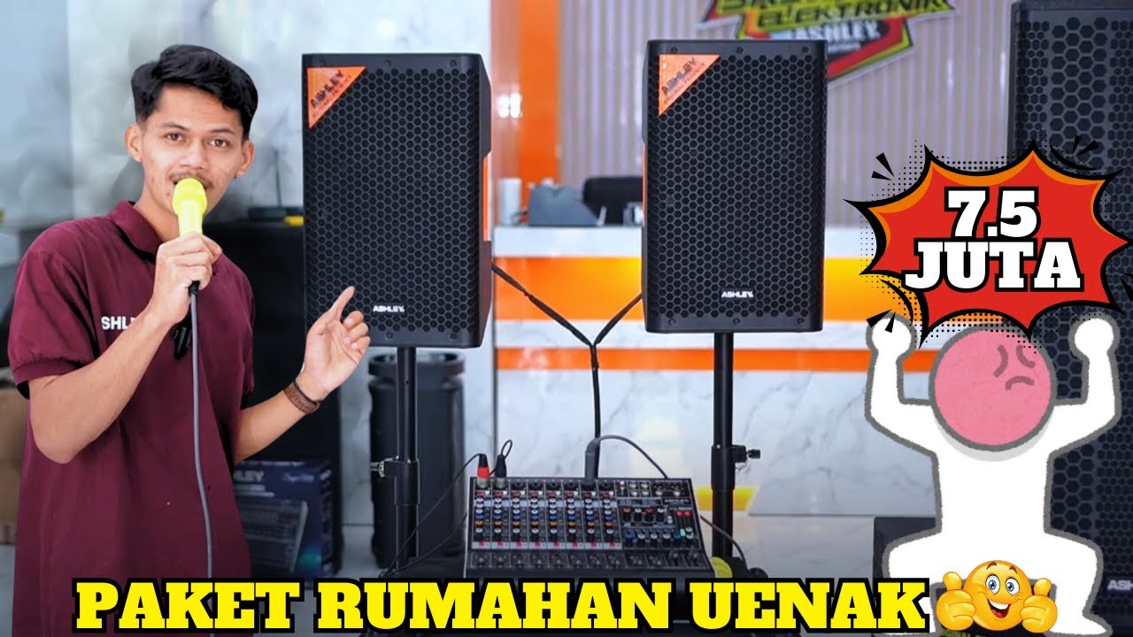 PAKET RUMAHAN UENAK 7.5 JUTA SIAP DIBAWA PULANG🔥🔥SUDAH PAKAI MIC KABEL DAN ADA STAND SPEAKER