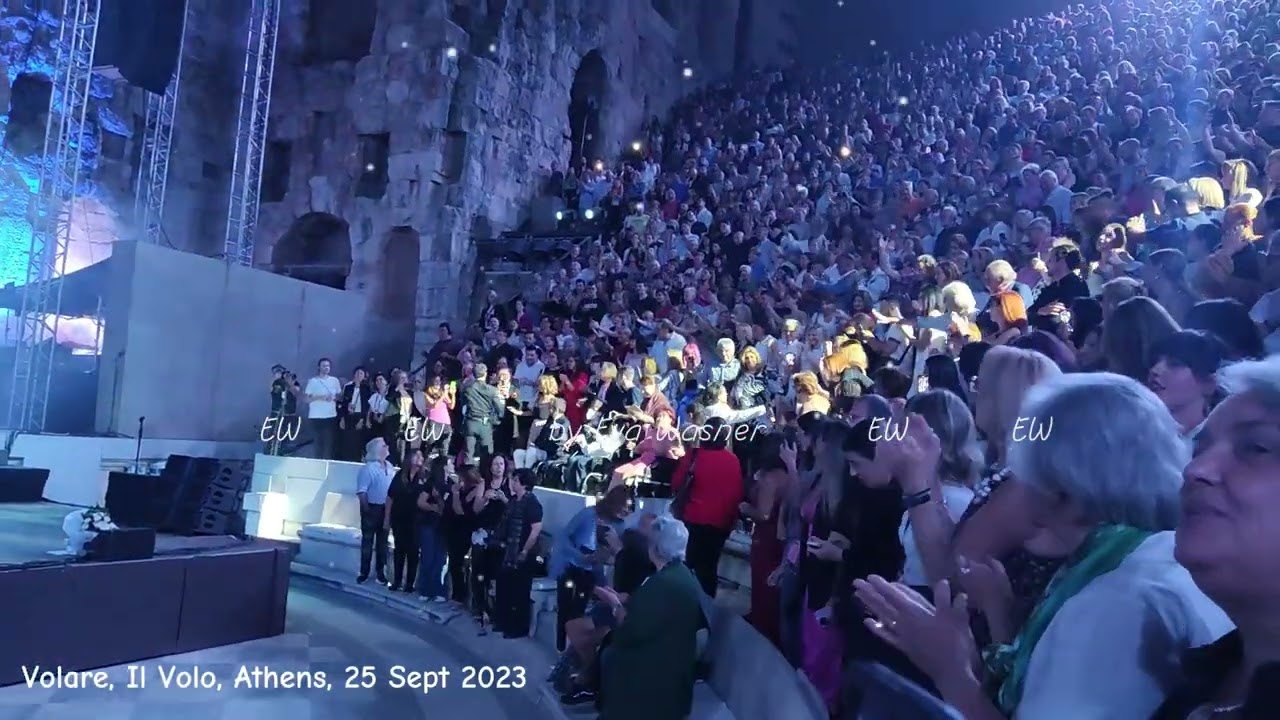 My video: 'Volare', Il Volo, Athens, Greece, 25 Sept. 2023.