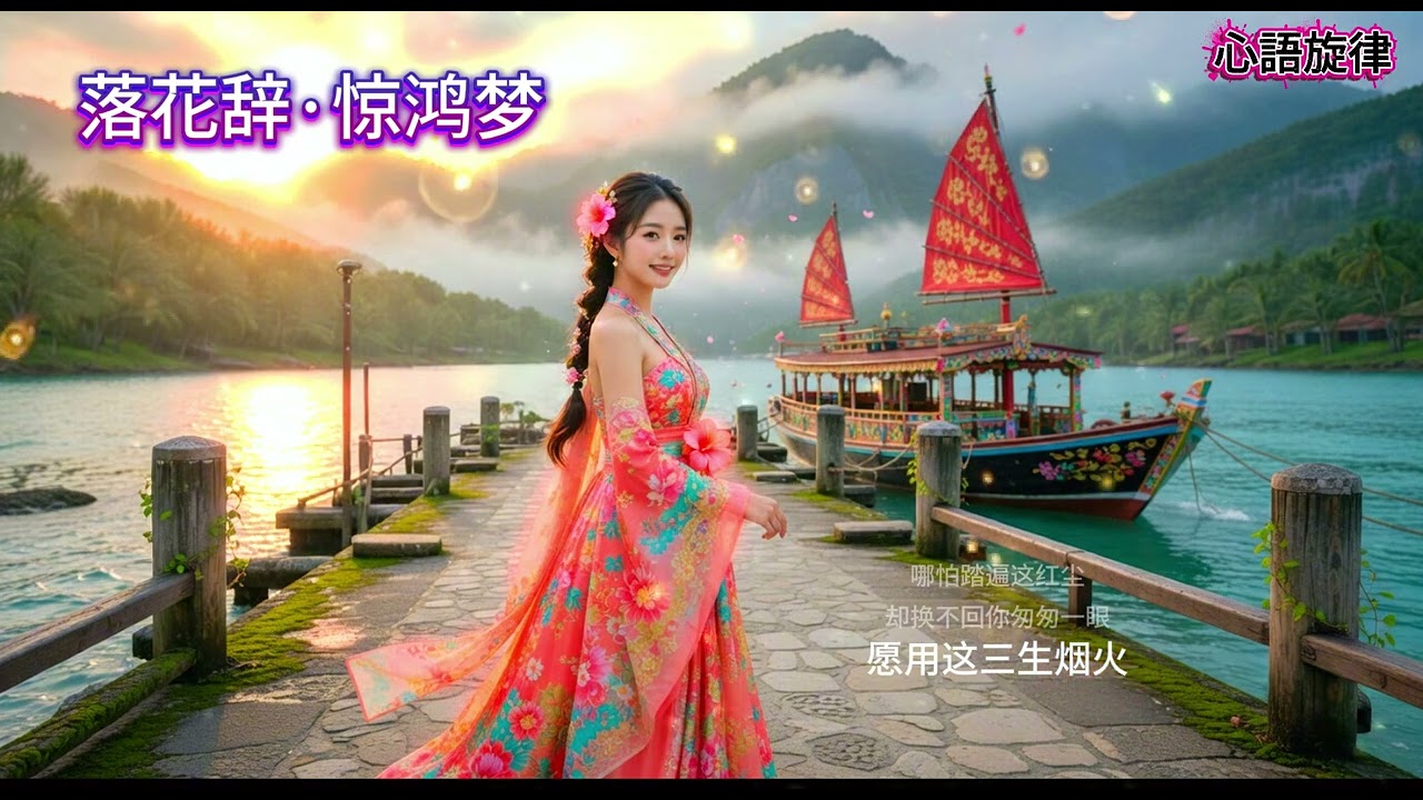 《落花辞·惊鸿梦》★原創作 l 古風武俠音樂｜古風流行抒情｜好聽中文歌｜江湖愛戀 × 武俠江湖愛情歌｜治癒心靈的歌曲#華語傷感情歌 🎗️🎈