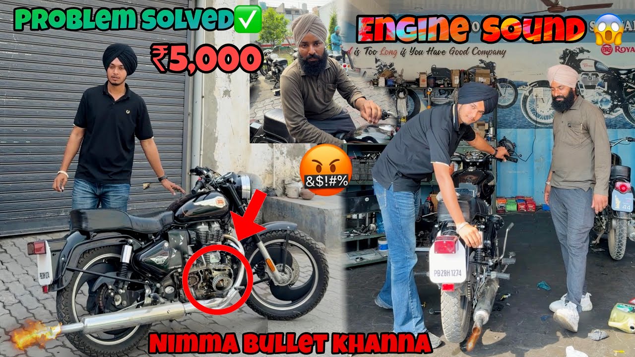 BS6 BULLET ENGINE SOUND 🤮🤬SOLVED | ENGINE Hogea BULLET Da? NIMMA BULLET KHANNA 🥲