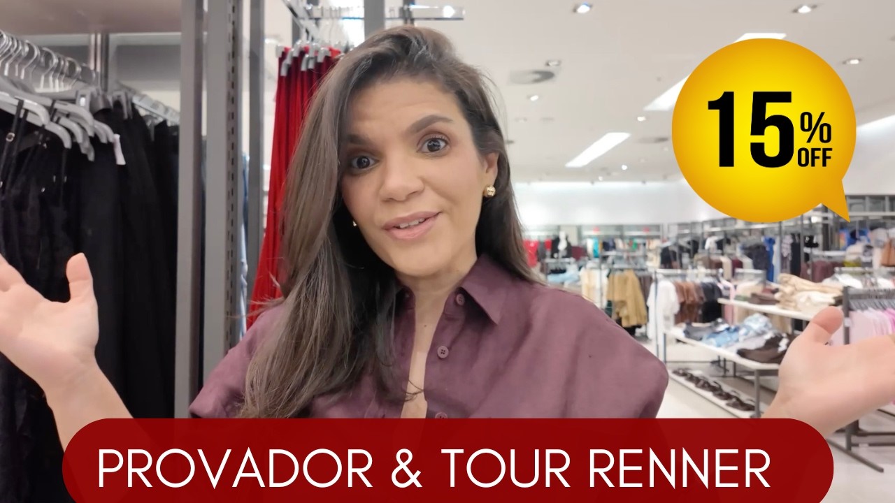 Provei Camisa Xadrez  E TRENCH COAT e muito mais Provador & TOUR RENNER