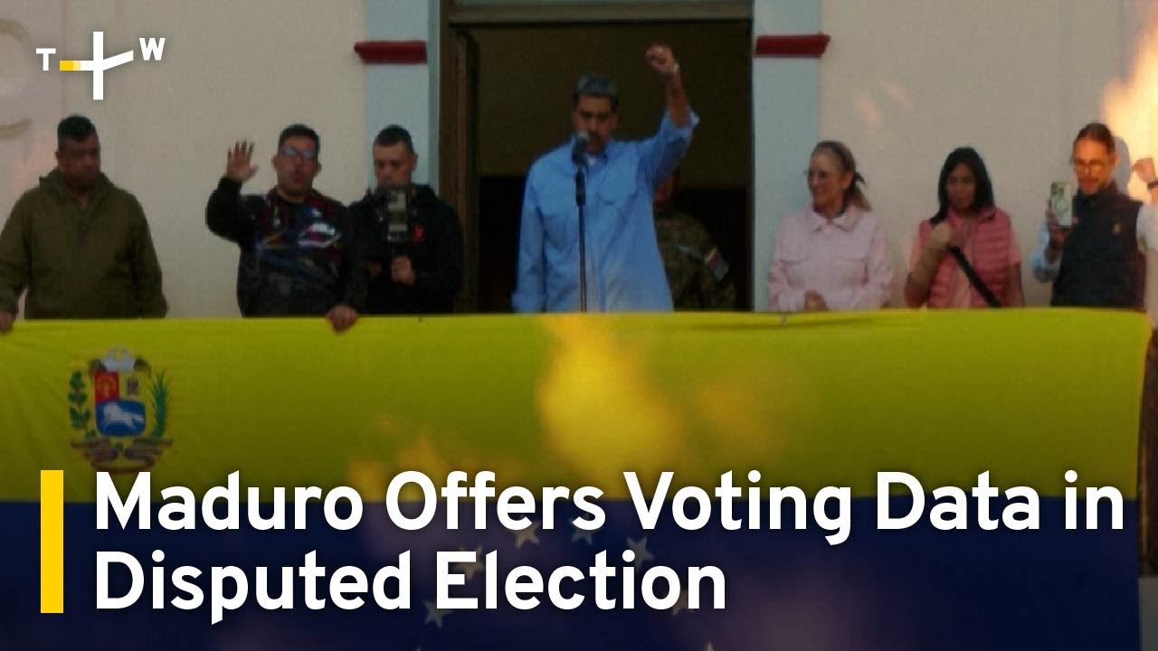 Venezuel's Maduro Offers Official Vote Tallies Amid Claims of Fraud｜TaiwanPlus News