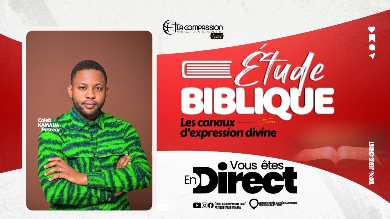LES CANAUX D'EXPRISSION DIVINE - PASTEUR CALEB KAMANA