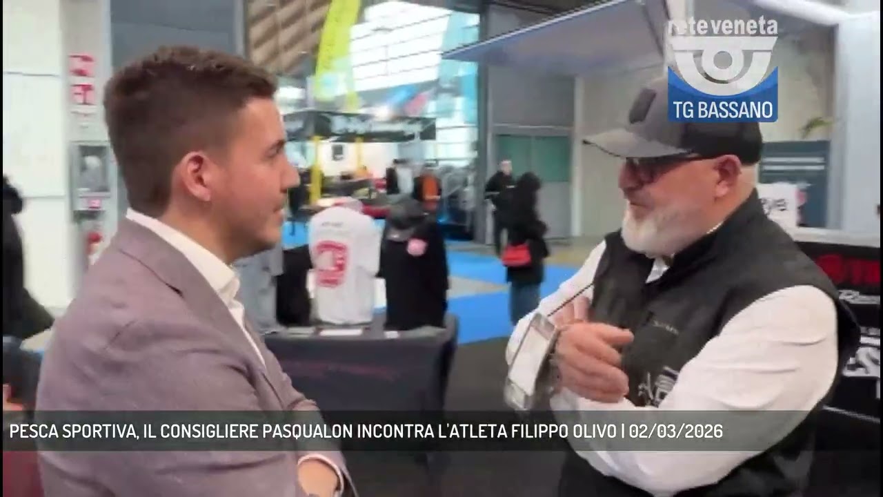 PESCA SPORTIVA, IL CONSIGLIERE PASQUALON INCONTRA L'ATLETA FILIPPO OLIVO | 02/03/2026