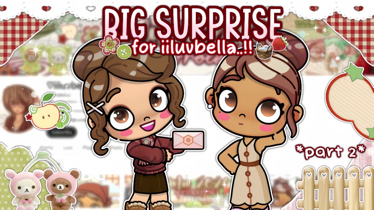 WIELKA NIESPODZIANKA DLA @LuvlyBellaa *CZĘŚĆ 2..!!*🍎💫🧃 || *GŁOS🔊* || ŚWIAT AVATARA