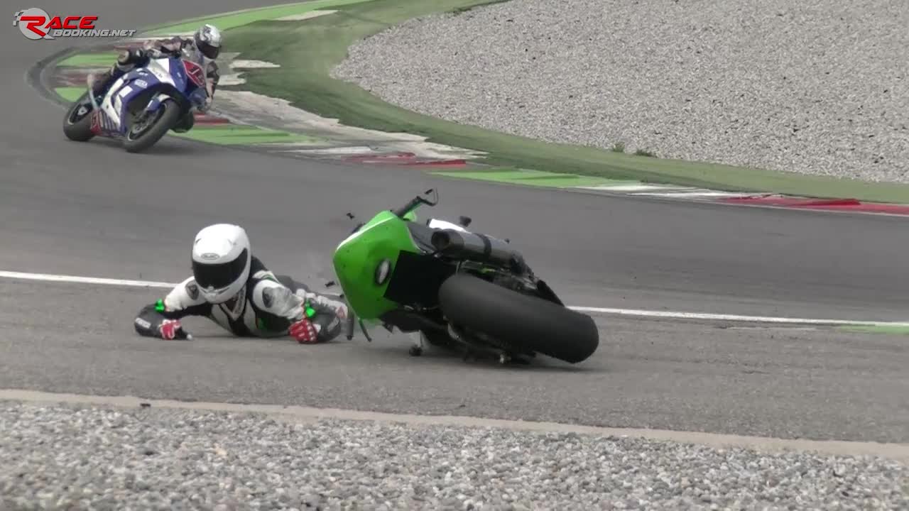 Kawasaki ZX-10R CRASH - Fabrizio Gritti, Motoestate 1000 Round 4