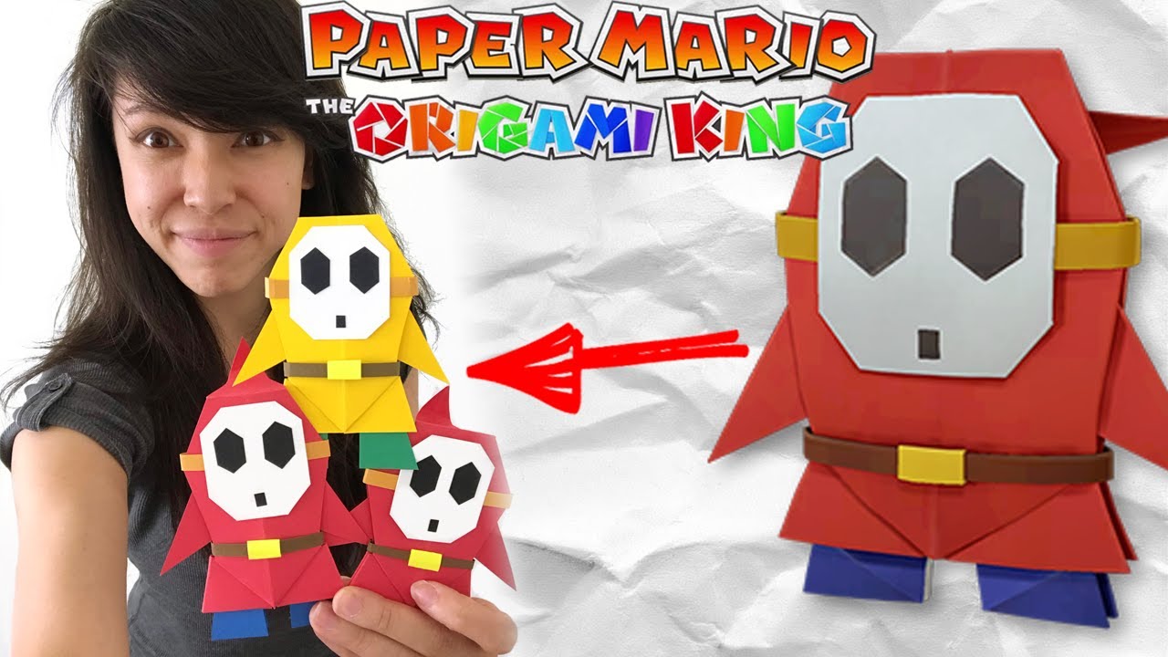 How to Make Origami Shy Guy from Paper Mario the Origami King
