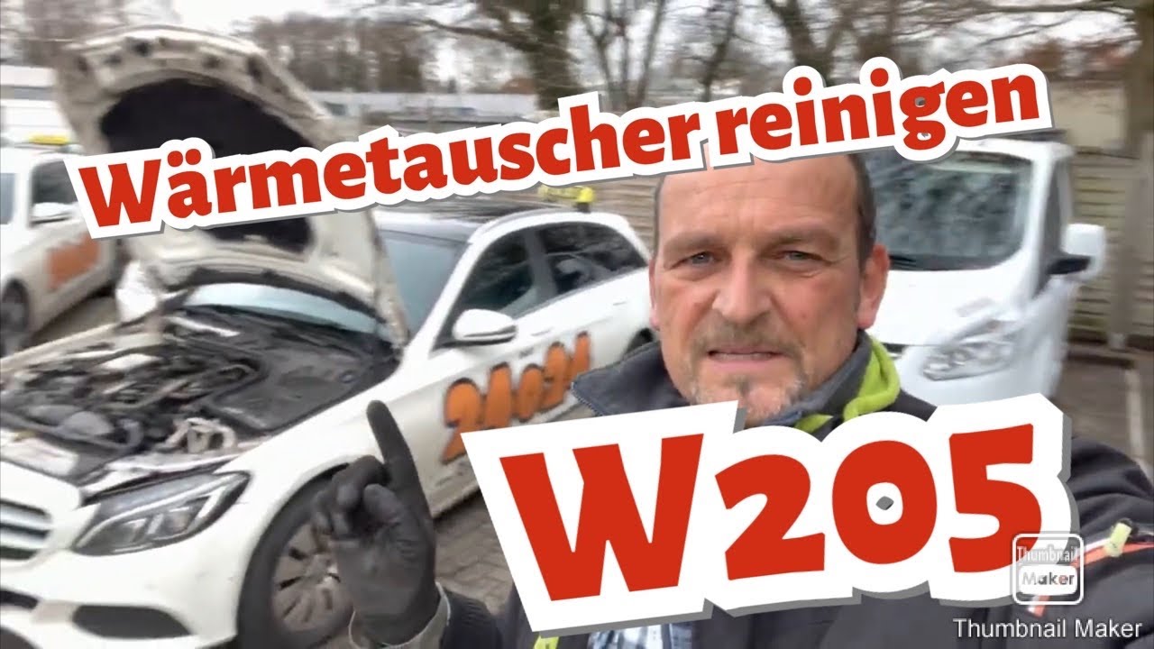 W205 Wärmetauscher dicht / reinigen - Mercedes C-Klasse