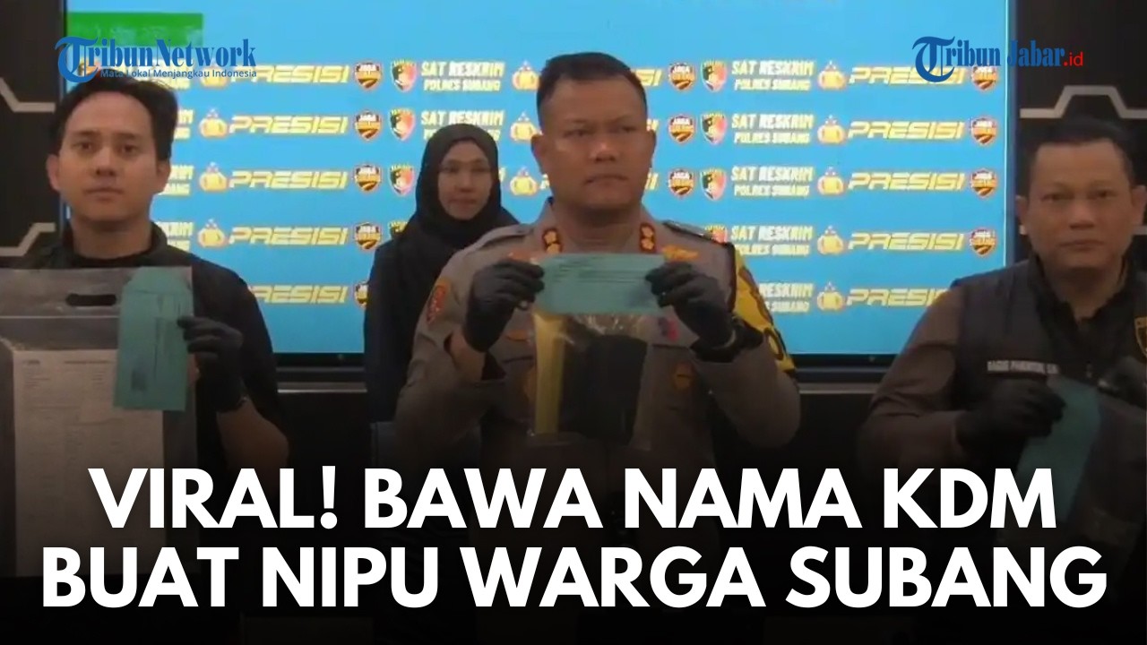 NGAKU STAFSUS KANG DEDI!  Pria Asal Cianjur Tipu Warga Subang hingga Ratusan Juta Rupiah
