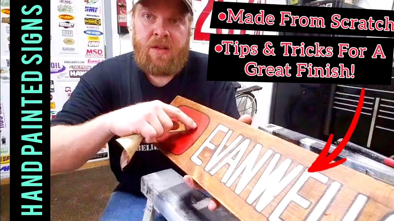 Vintage Looking Signs for the Garage or Mancave | Hand Painted Distressed Signs Made from Scratch!
