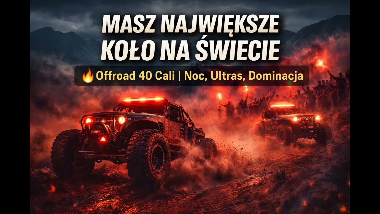 Masz Największe Koło Na Świecie 🔥 Offroad 40 Cali | Noc, Ultras, Dominacja.