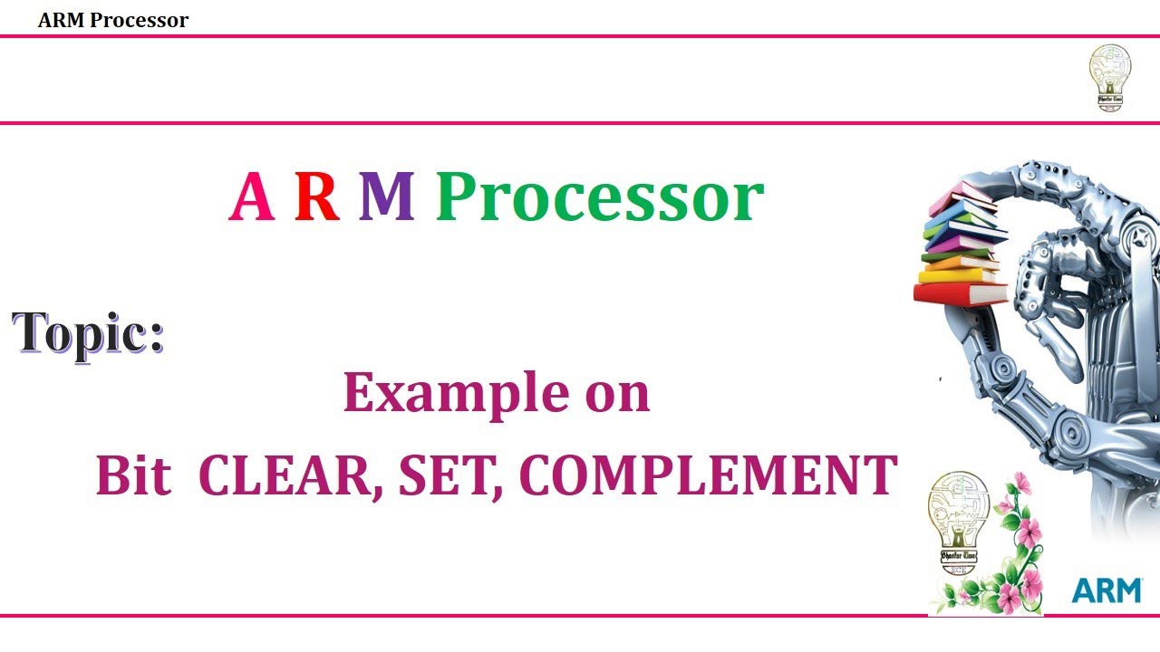 Examples  on Logic instructions Bit  CLEAR, SET, COMPLEMENT