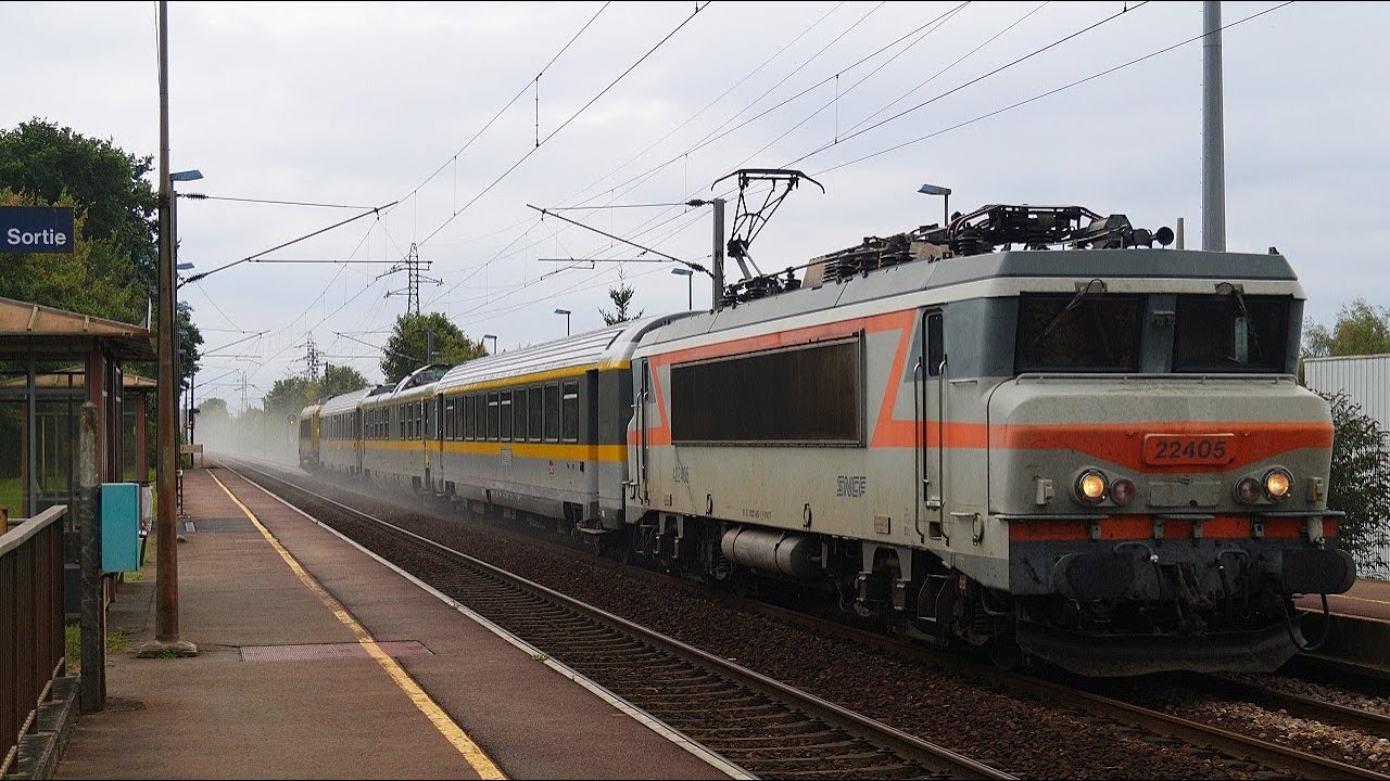 I.E.S 142 en BB22200, Train Meuleur...