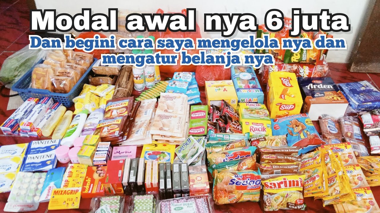 UNBOXING || BELANJA KEBUTUHAN DAGANGAN WARUNG BUDGET RP 1JT'AN || IDE JUALAN 