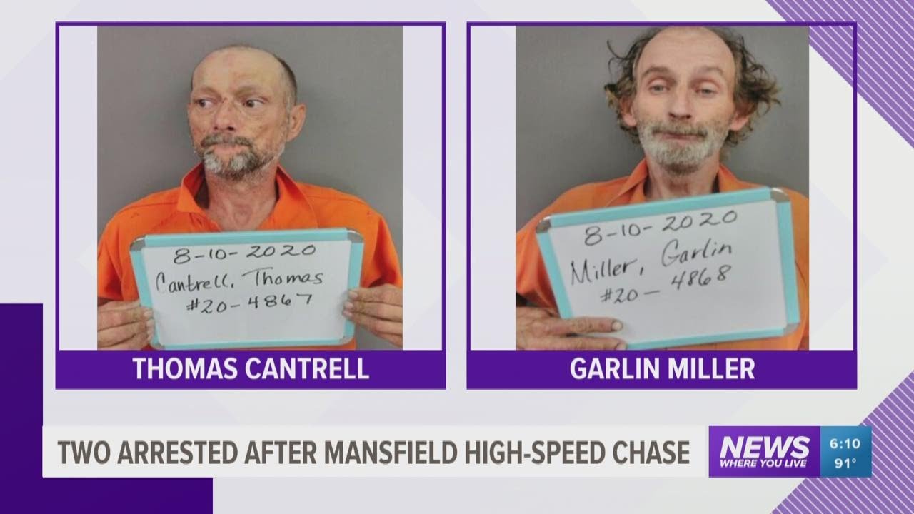 Two Men Arrested After High-Speed Pursuit in Mansfield, Allegedly Fired a Weapon at An Officer