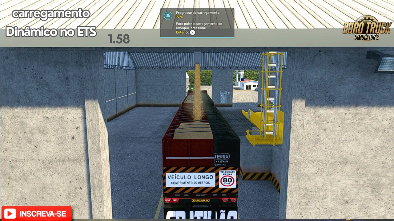🔥 CARREGAMENTO DINÂMICO NO ETS2 1.58 | NOVA FUNÇÃO REALISTA!