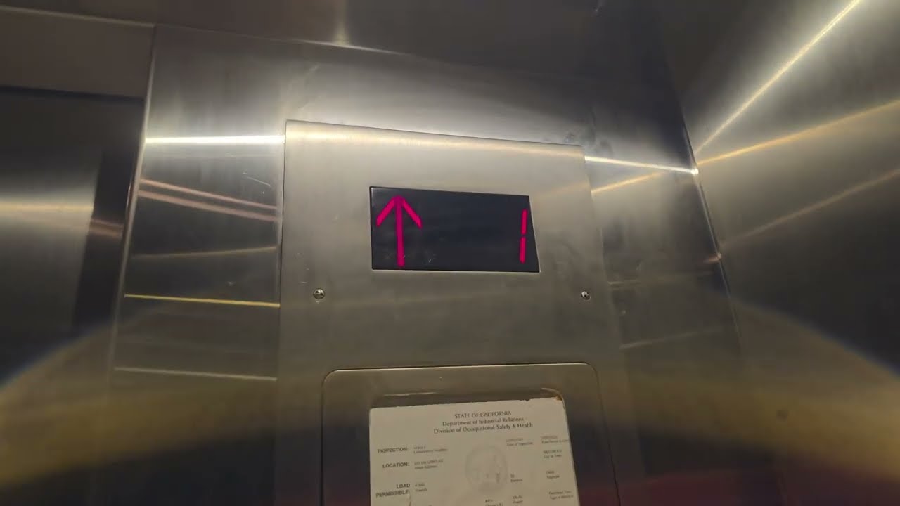 2000s Mitsubishi Hydraulic Elevator at UCLA Orthopaedic Hospital Resaerch Center Los Angeles, CA