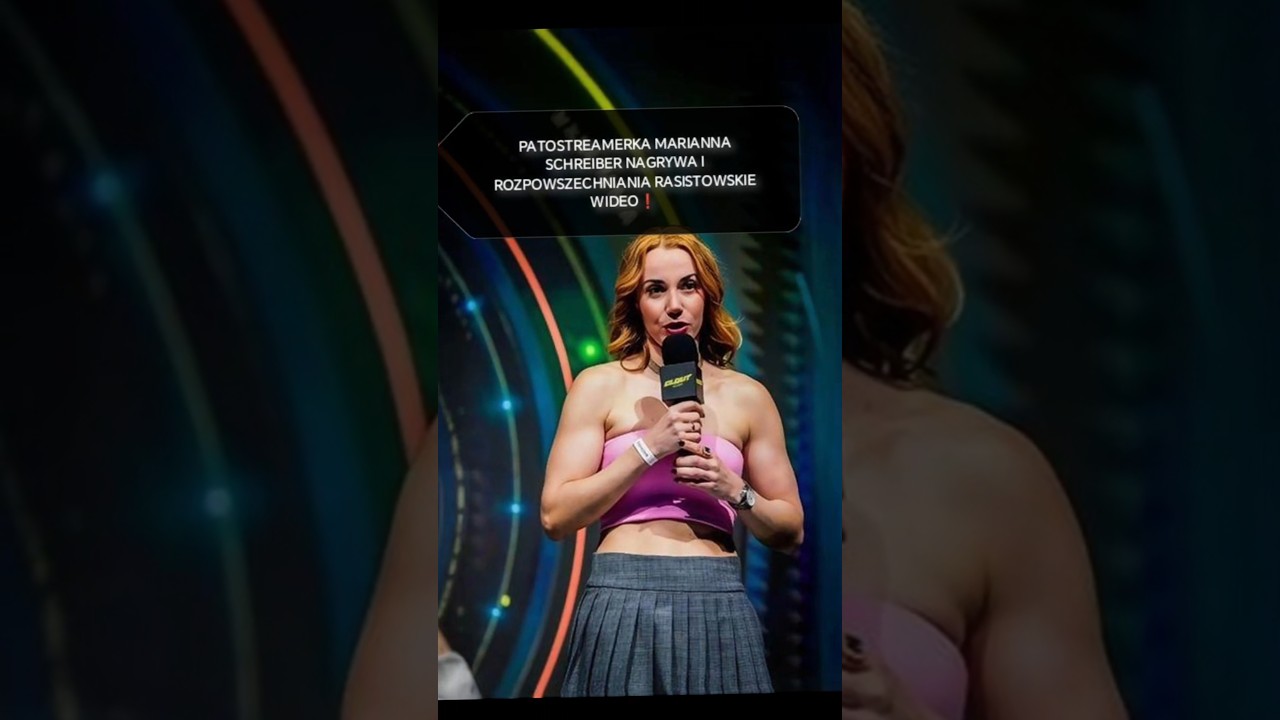 PATOSTREAMERKA MARIANNA SCHREIBER ATAKUJE LUDZI Z POWODU ICH NARODOWOŚCI - ZAWIADAMIAMY PROKURATURĘ❗
