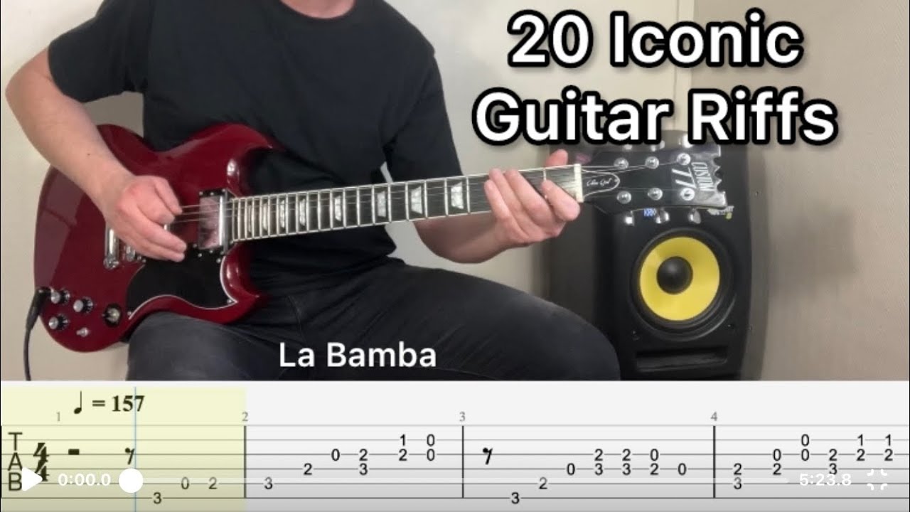 20 Iconic Guitar Riffs with Tabs