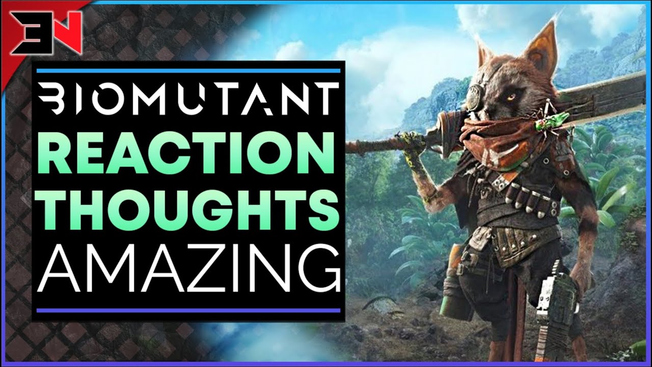 BIOMUTANT GAMEPLAY REACTION - AMAZING ! - Biomutant Trailer Reaction - Biomutant Release Date May 25