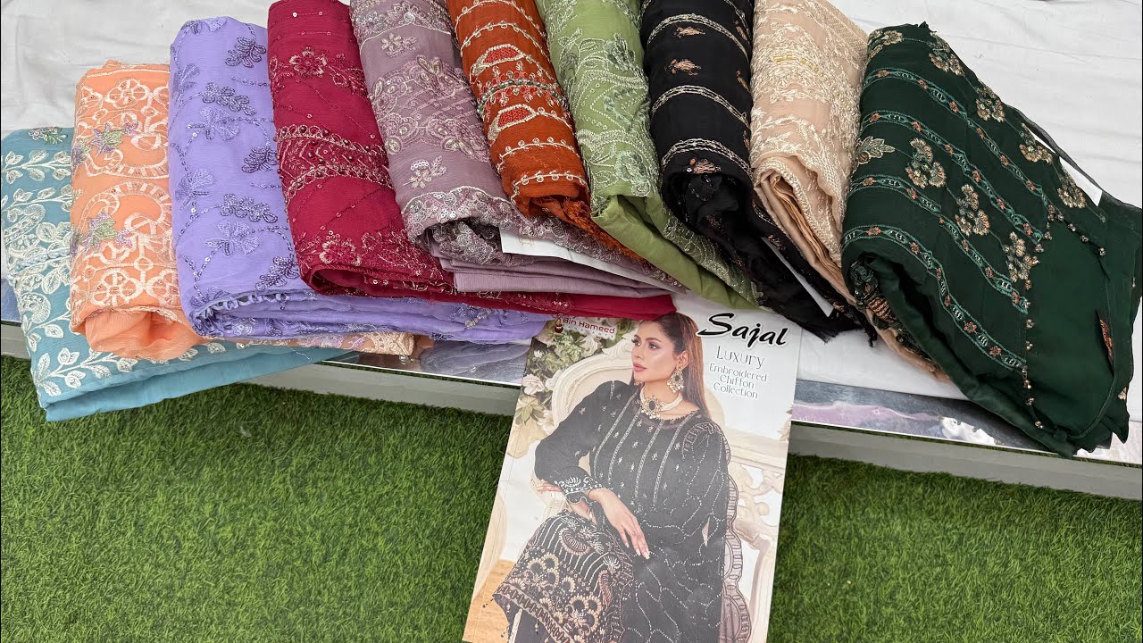 Sajal by Bin Hameed Luxury Chiffon Dress