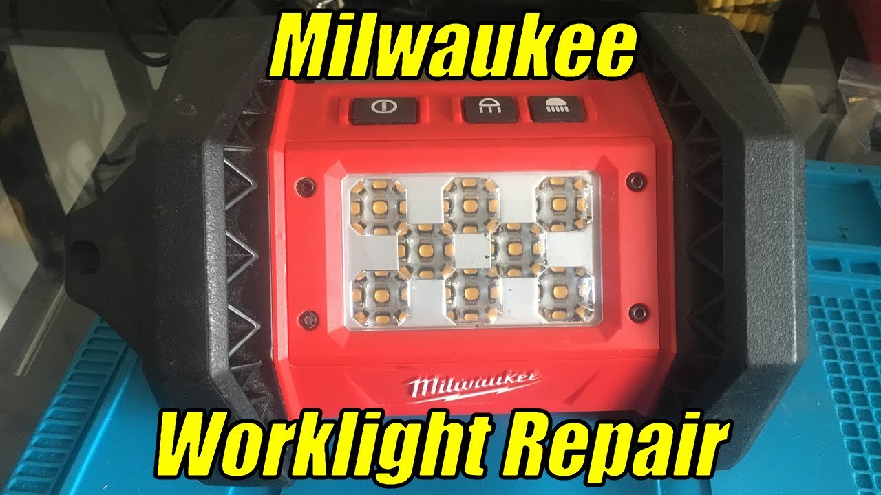 Milwaukee M18 Flood Light / Area Light / Work Light Repair - Model (M18 AL)