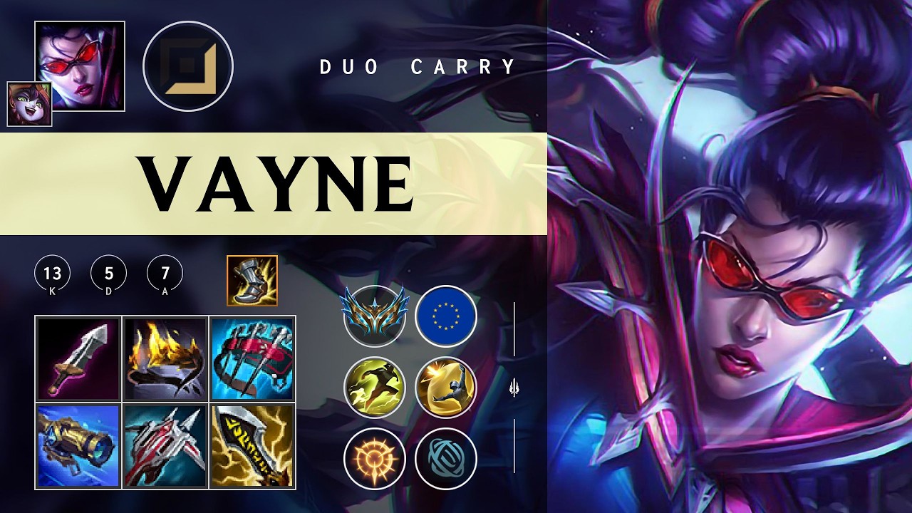 Vayne ADC vs Yunara - EUW Challenger Patch 26.07