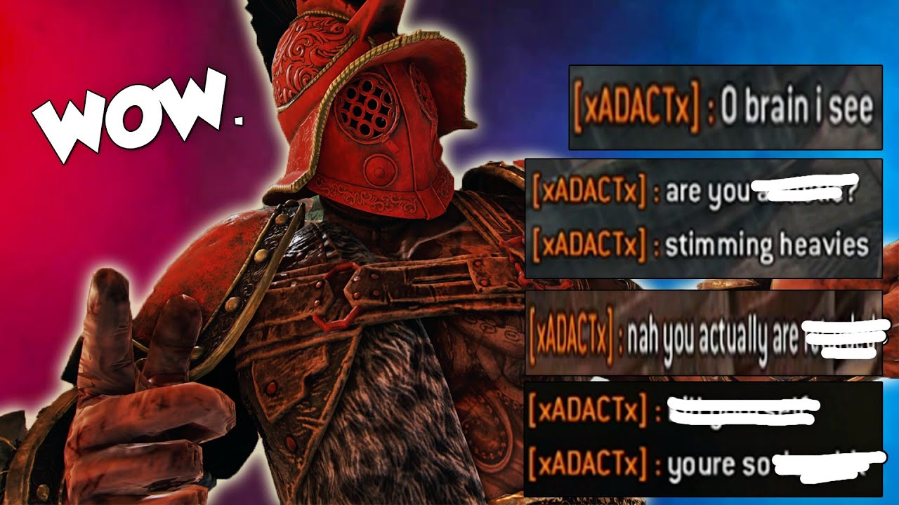 Manchild Orochi — самый соленый игрок в мире | For Honor