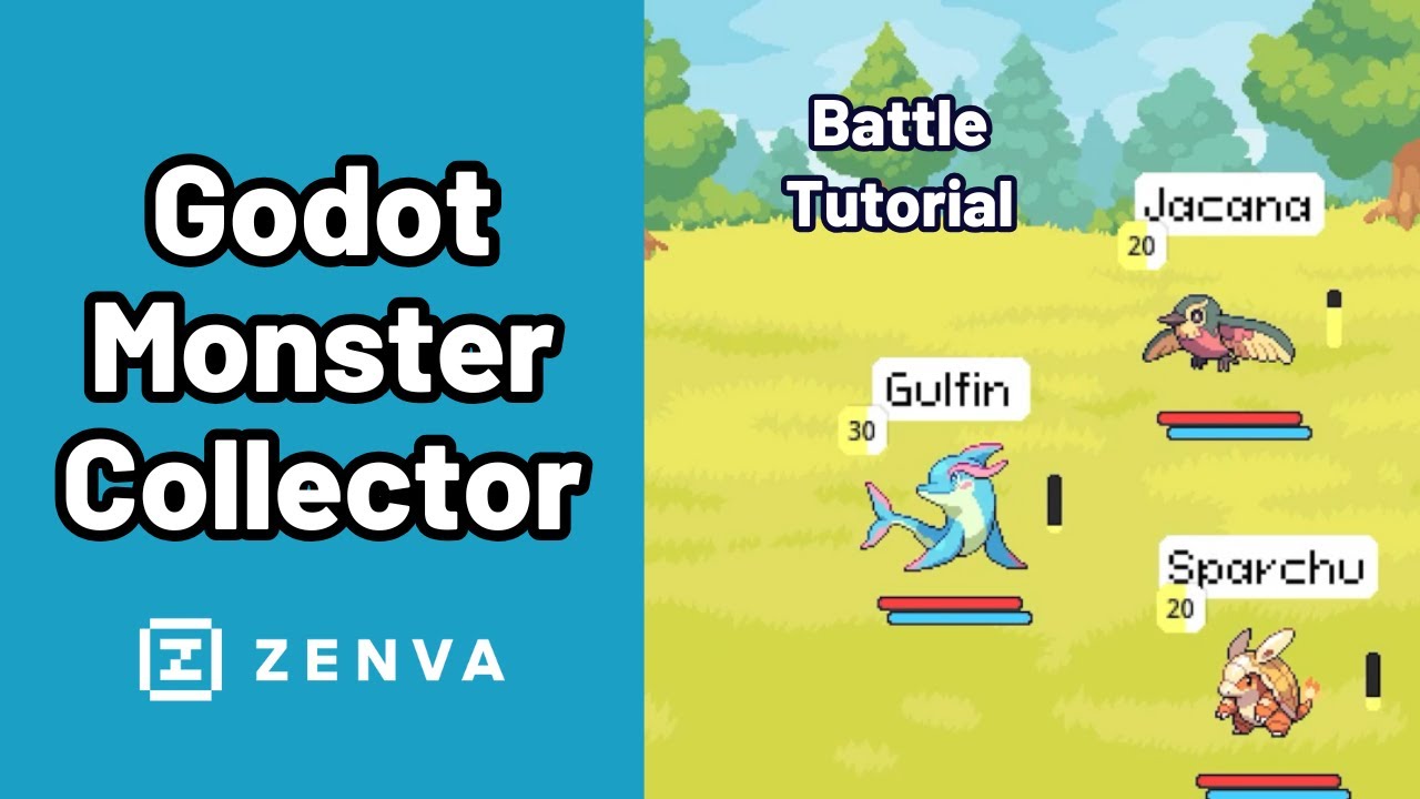 Учебное пособие по битве с коллекционером монстров Godot