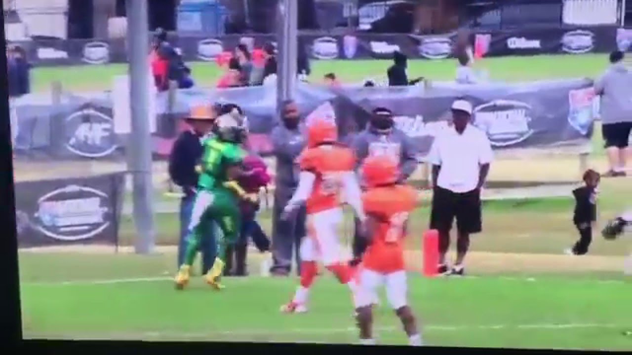 Max Williams 40 yard TD in National Championship Game IE Ducks 14u