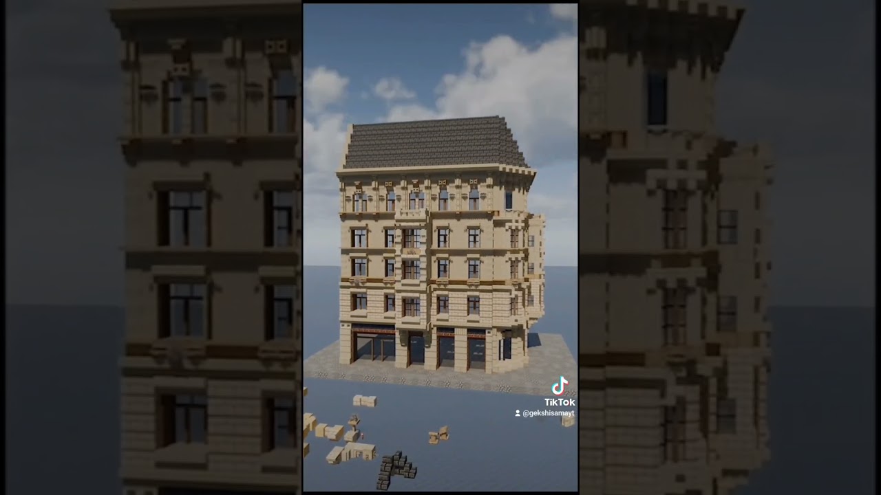 building a German Old Architechture in Minecraft 