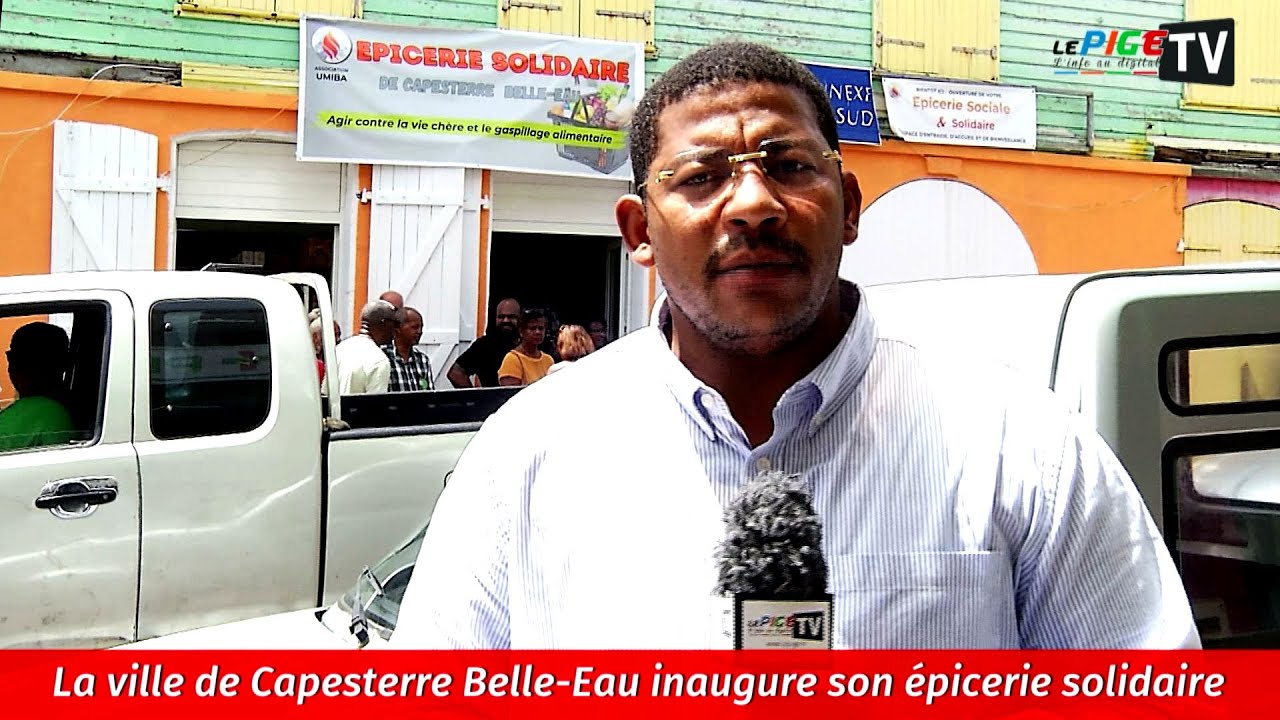 La ville de Capesterre Belle-Eau inaugure son épicerie solidaire
