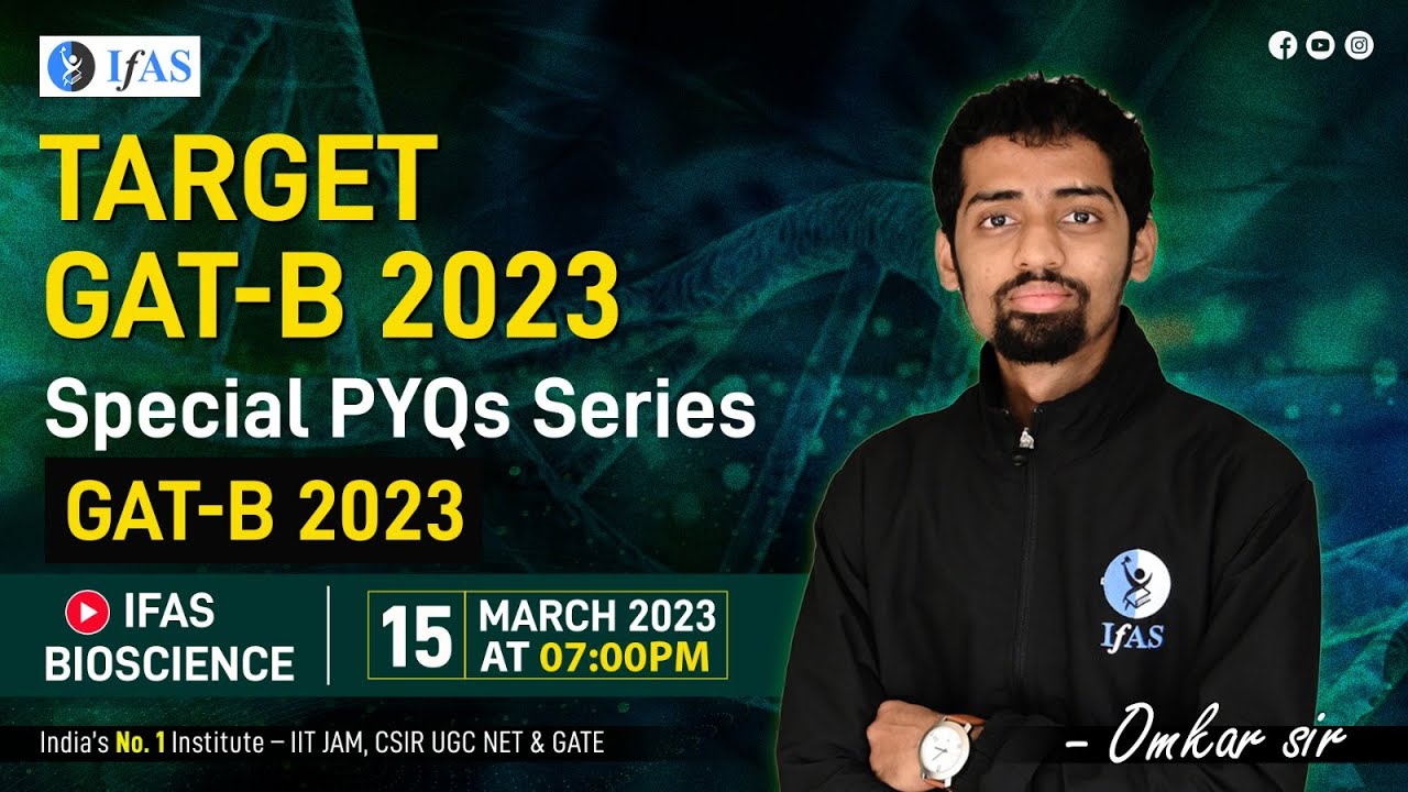 Special PYQs  series | L1  Target GAT-B 2023 | IFAS
