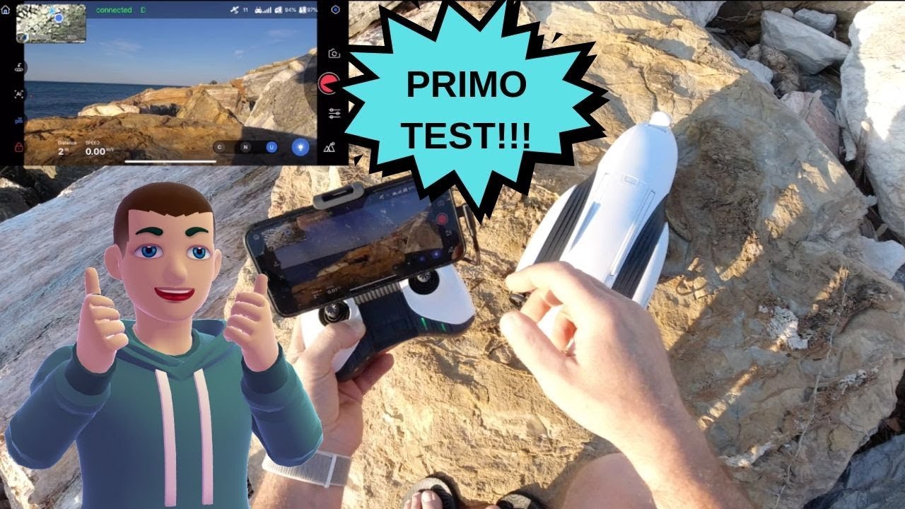 POWER DOLPHIN PRIMO TEST E PRIMA PRESA DI CONFIDENZA CON QUESTO DRONE INCREDIBILE!!!