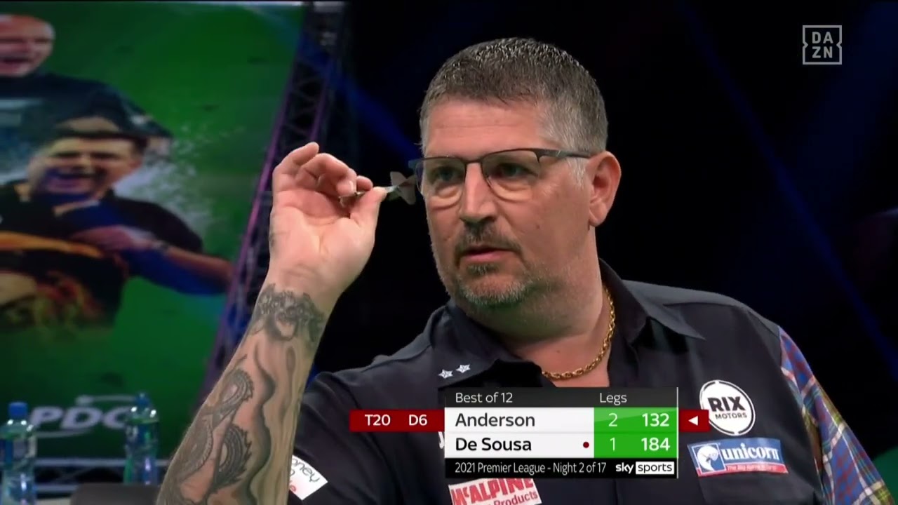 PDC Premier League Darts 2021 | Week 2 | Anderson - de Sousa