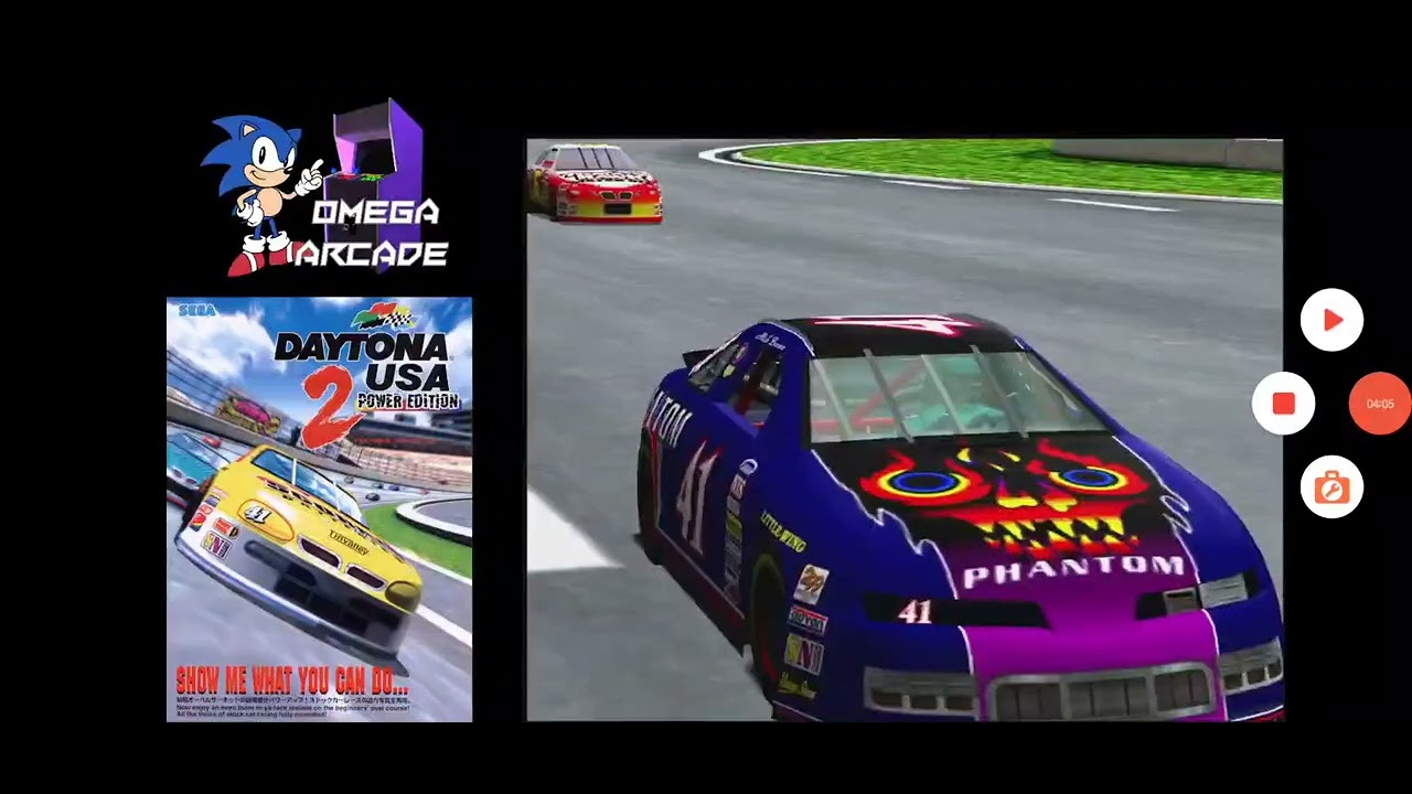 Daytona Usa 2 Battle On The Edge Chum's Gum And Power Edition J.C. Eagle Car #1 Beginner 